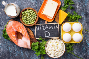Healthy,Foods,Containing,Vitamin,D.,Top,View
